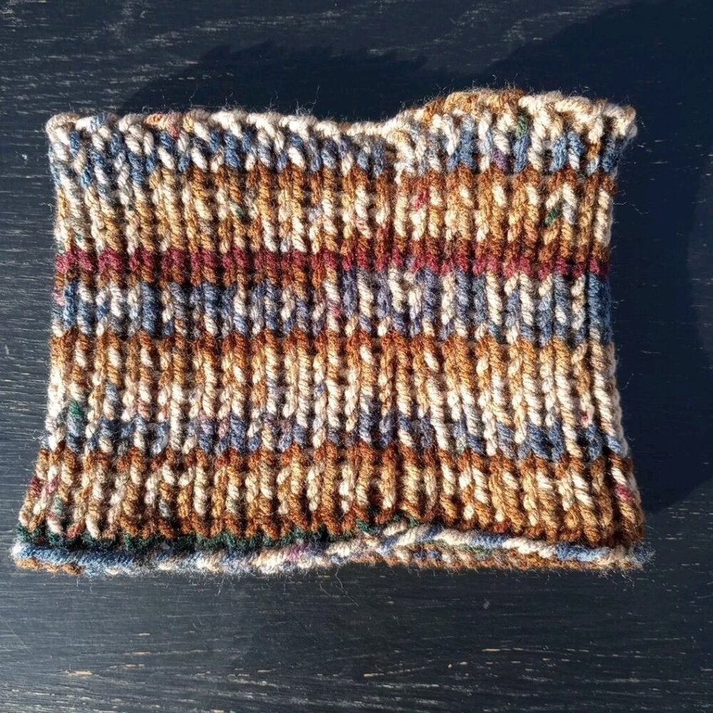 Men's Handmade Headband Circlet Bandeau Sierra Stripes Rib Knit USA Women's M/L - Picture 7 of 9